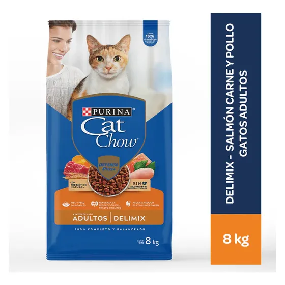 Alimento Para Gato Cat Chow Gato Adulto Delimix 8kg