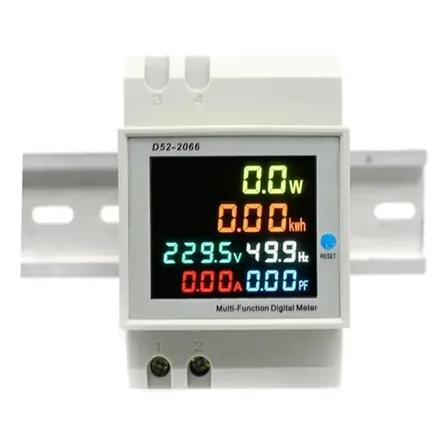 Medidor Digital6x1 Colorido Encaixe Din50-300vac100ad52-2066