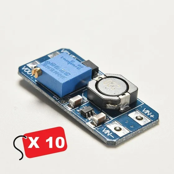10 Piezas Módulo Elevador De Voltaje Mt3608 Booster L7