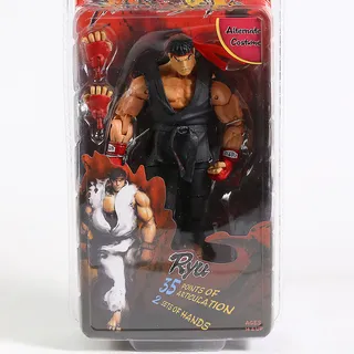 Figura Black Toy Action Neca Street Fighter Ryu Ultimate Figura Black Toy Action Neca Street Fighter Ryu Ultimate