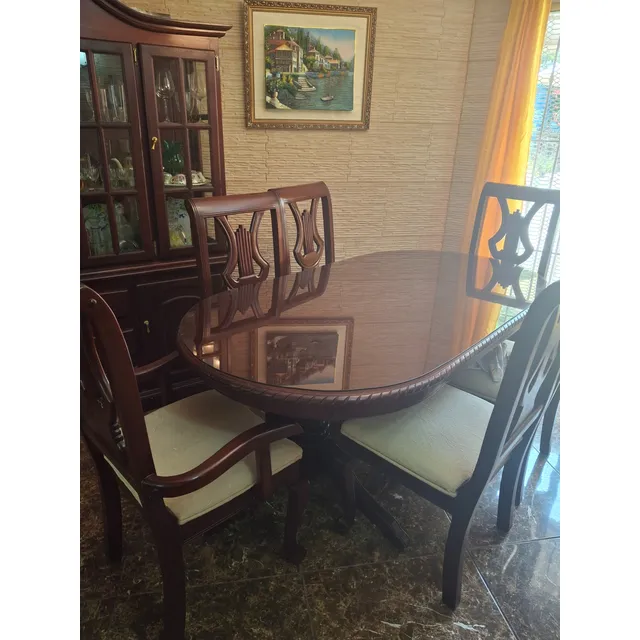 Comedor En Caoba De 6 Sillas