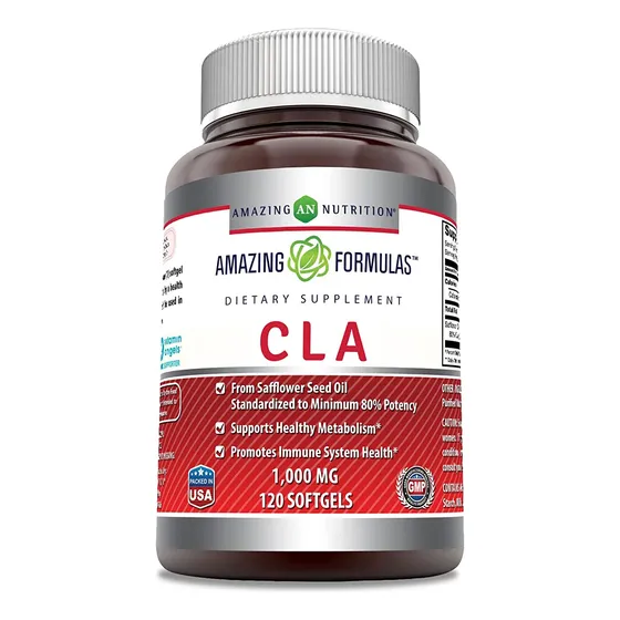 Cla 1000mg 120caps Amazing Nutrition Quemador De Grasa Usa