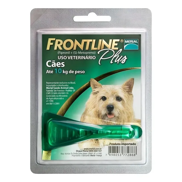 Merial Frontline Plus Perro - 2 kg - 10 kg - 1 - Unidad - 1