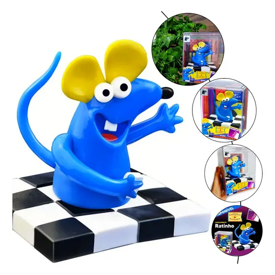 Ratinho Castelo Rá-tim-bum Boneco Colecionável Original 10cm