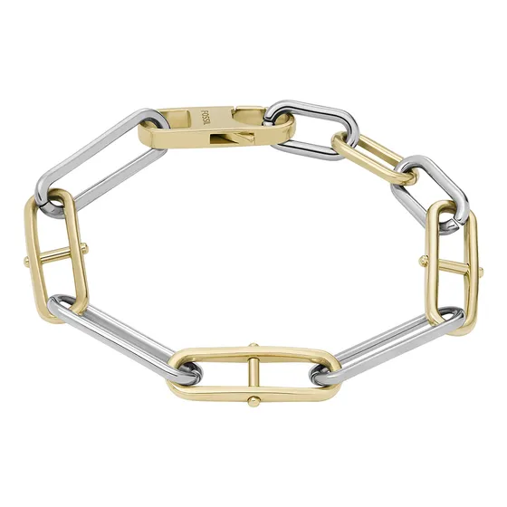Pulsera Fossil  Jf04349998 Bicolor Mujer