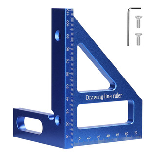 Marking Ruler Engineer Protractor Carpenter, Multiángulo Par Marking Ruler Engineer Protractor Carpenter, Multiángulo Par