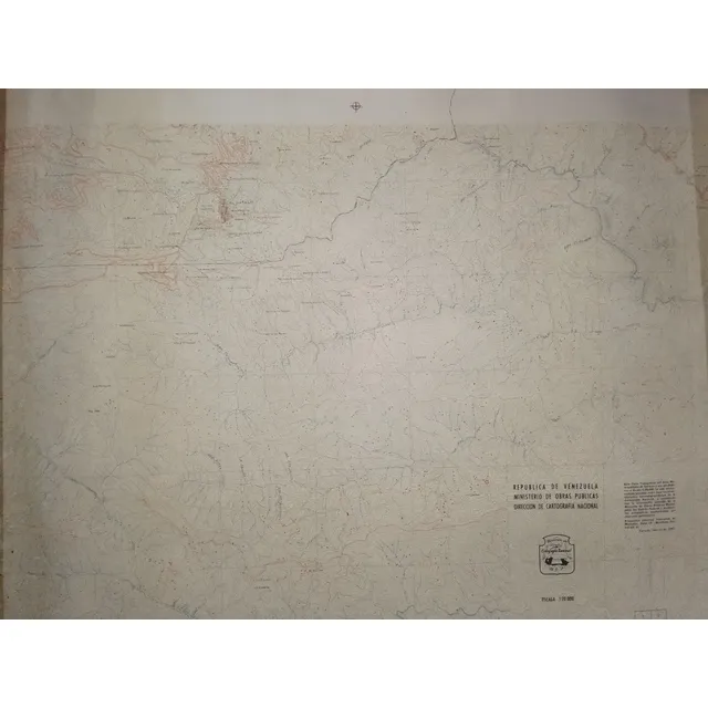 Mapa Caracas Años 50 Carta Topografía Colección 