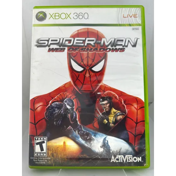 Jogo Spider-man Web Of Shadows Xbox 360