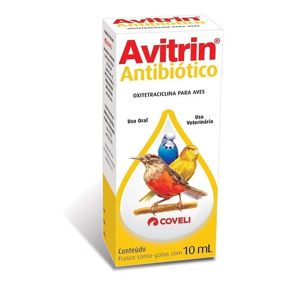 Avitrin Antibiótico Para Aves De 10 Ml - Envio Imediato