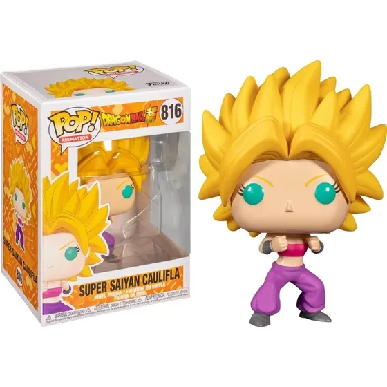 Figura De Acción Dragon Ball Super Saiyan Caulifla De Funko Pop! Animation