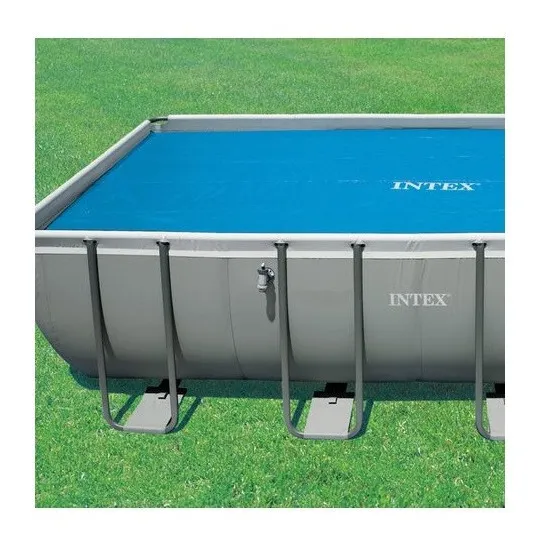 Cobertor Lona Solar Piscina Rectangular Intex 29028 4 X 2 Mt