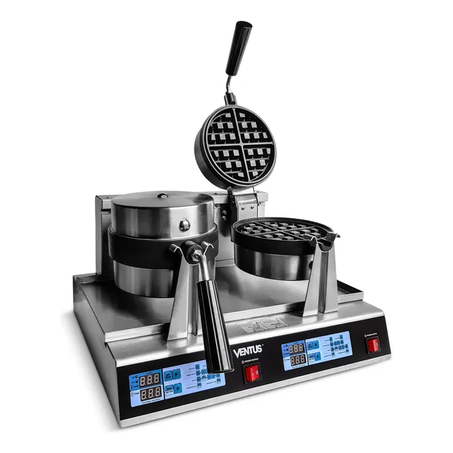 Wafflera Eléctrica Doble Ventus Vwe-2 Nueva Waffle