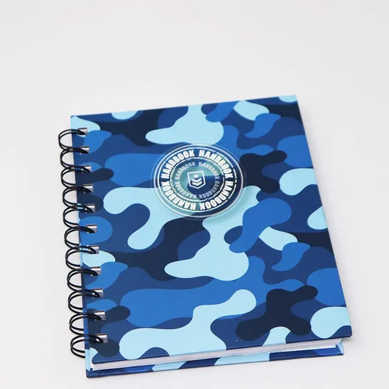 Libreta Espiral #2 A6 100hjs 1 Línea Pasta Dura Handbook