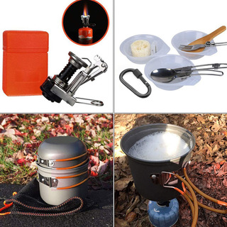 Juego De Utensilios De Cocina Para Senderismo, Kit De Picnic Juego De Utensilios De Cocina Para Senderismo, Kit De Picnic