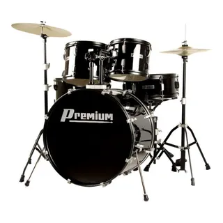 Bateria Premium Dx722 Bk Preta Com Banco E Pratos Bateria Premium Dx722 Bk Preta Com Banco E Pratos