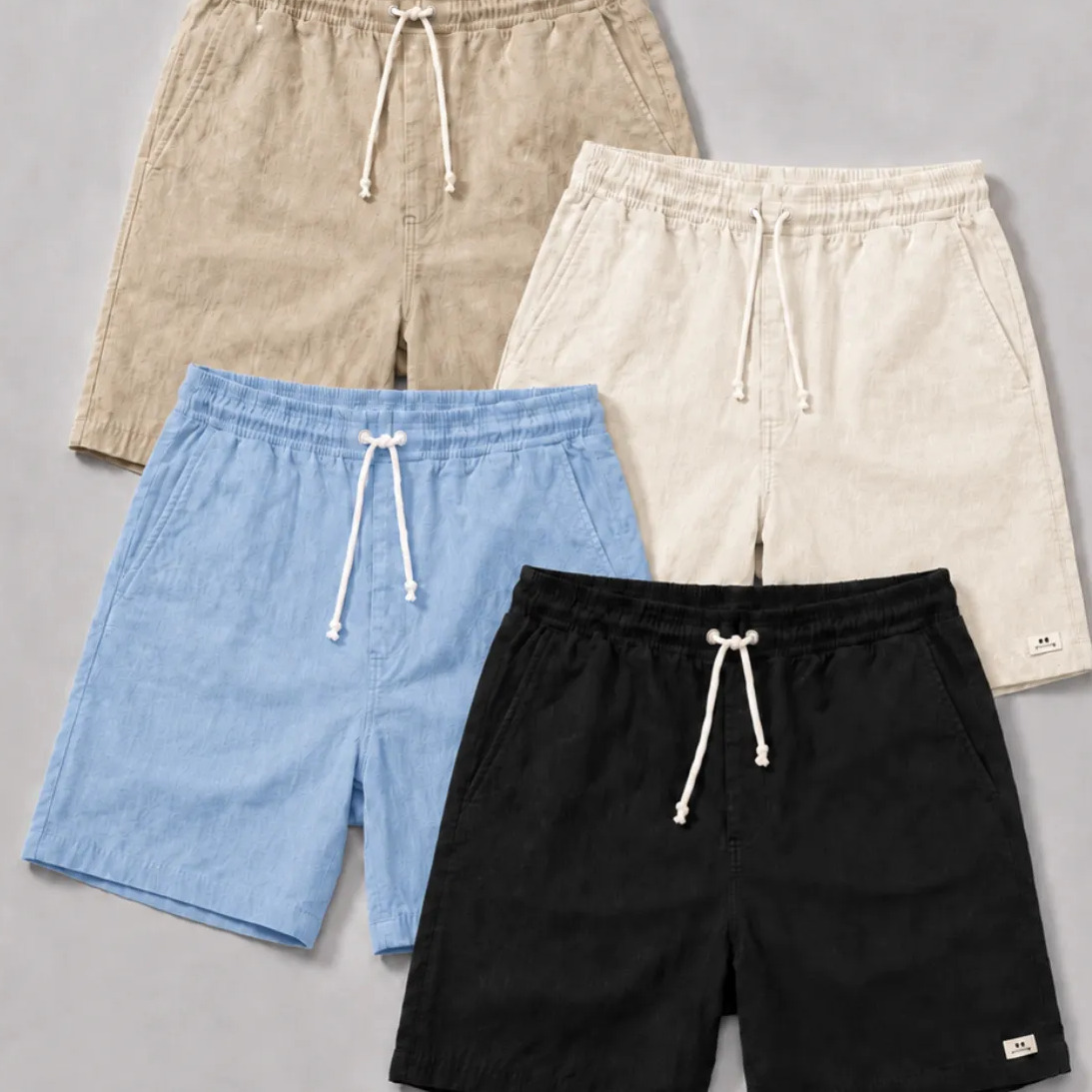 Kit 4 Short Linho Mauricinho - diversas cores