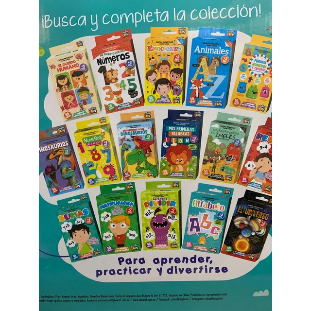 Cartas Infantiles Con Juegos Y Actividades - Borra Y Escribe