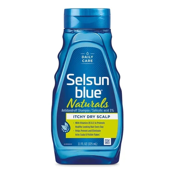 Champú Hidratante Selsun Blue Cuero Cabelludo Seco Y Picazon