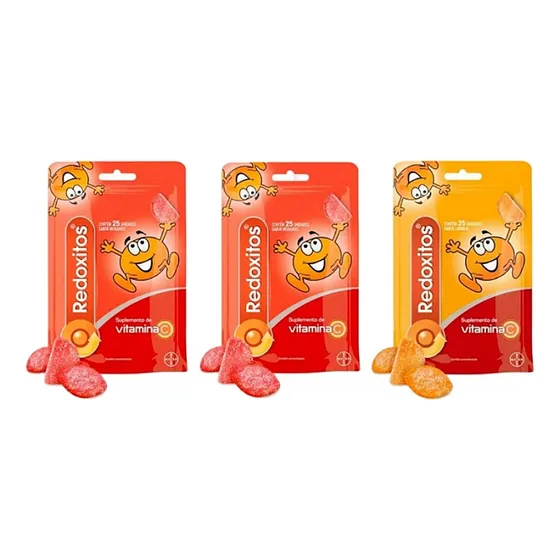 Redoxito Vitamina C Masticable (75 Gomitas Total) Bayer