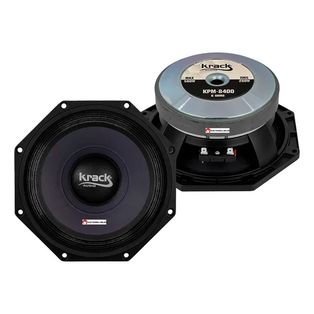 Par De Medios Bajos Profesionales 8 PLG Krack Audio 560w