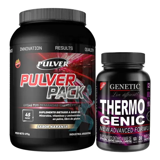Pulver Pack 45 Sobres = Animal Pak Thermogenic Genetic Dieta
