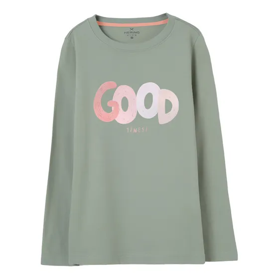 Blusa Infantil Menina Manga Longa Com Estampa