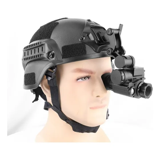 Monóculo Visão Noturna Infravermelho Nvg10 + Capacete
