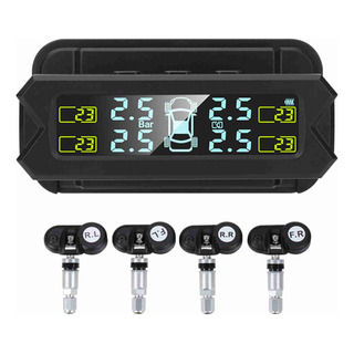 Sensores De 4 Tpms, Pantalla Lcd De Monitoreo Automático De Sensores De 4 Tpms, Pantalla Lcd De Monitoreo Automático De