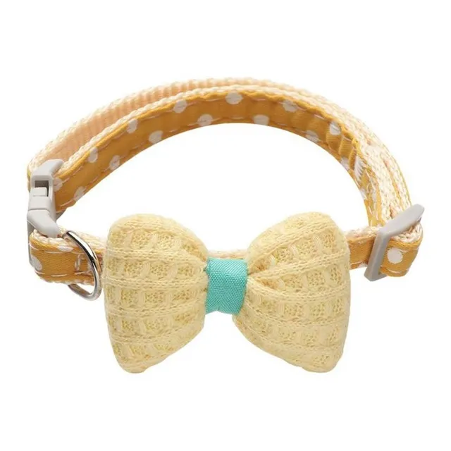 Collar De Algodon Lazo Para Mascotas Pequeñas Gato Y Perro 