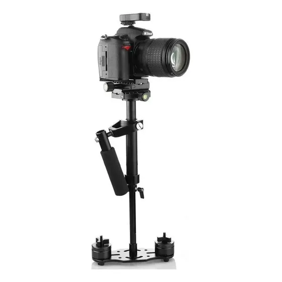 Estabilizador Yaemart S40 DSLR GoPro Negro 3kg Extensible 38-60cm | Cuotas sin interés