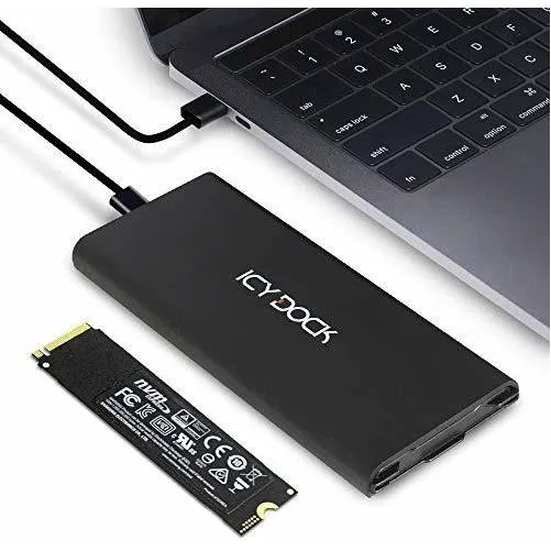Icy Dock M.2 Nvme A Usb 3.2 Gen 2 (10 Gbps) Thunderbolt 3/ 