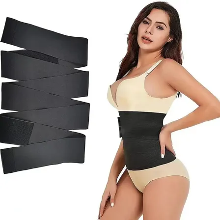 Cinta Modeladora Faixa com Alta Compressão de 5 Metros para Afinar a Cintura e Postura