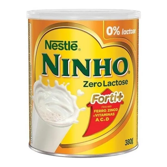 Nestlé Ninho Forti+ Zero Lactose Em Lata De 380g