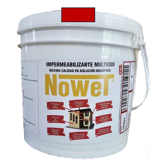 Impermeabilizante Multiuso Nowet® Color Teja X 20 Kg