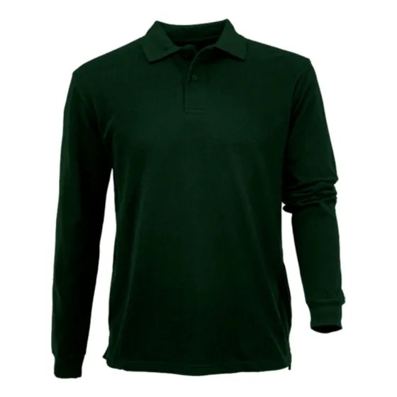Polera Corporativa Pique Hombre Manga Larga - Filtro Uv+