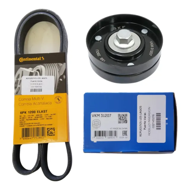 Kit Rodillo Tensor Y Correa Accesorios Gol Saveiro Voyage 