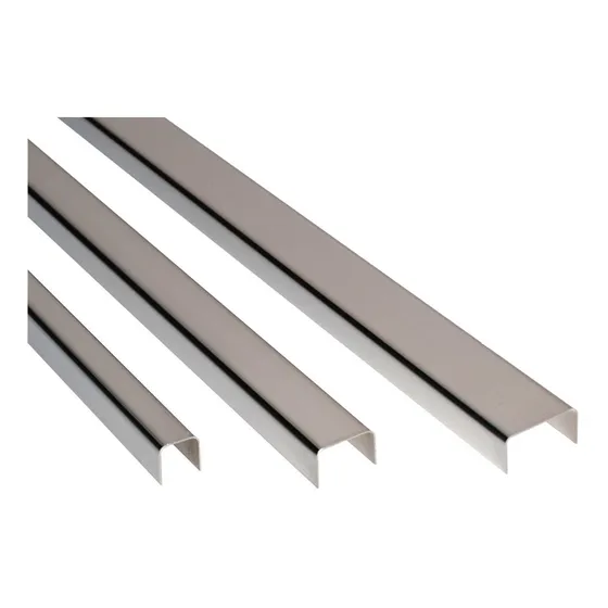 Listel, Guarda, Perfil Acero Inoxidable 2,5x25mm Decorativo