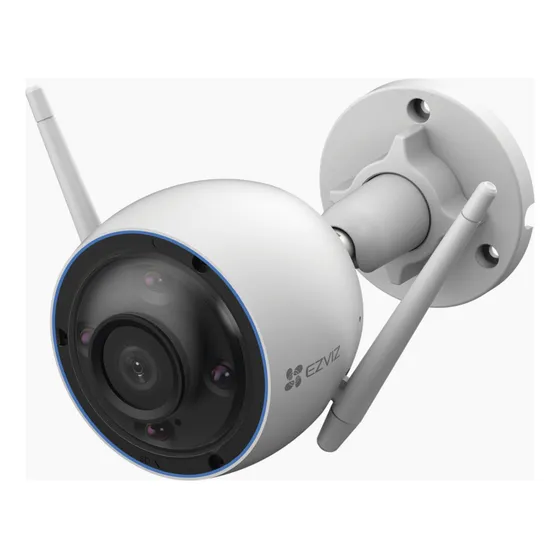 Kit Cámara de Seguridad Ezviz H3-2k-plus MicroSD de 64gb Color Blanco