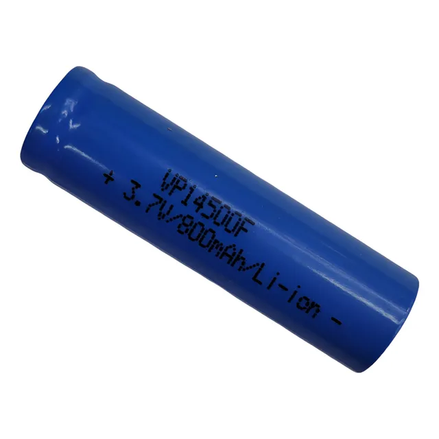 Bat  Pila 14500 3.7v Recargable Litio Sin Teton Varios Usos