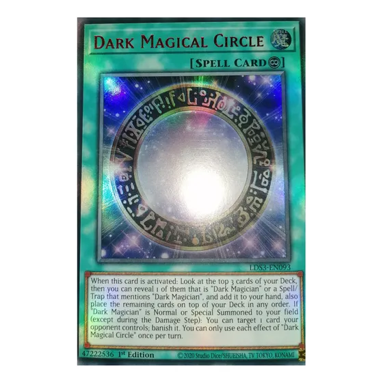 Dark Magical Circle Dark Magician Yu-gi-oh! Original Konami