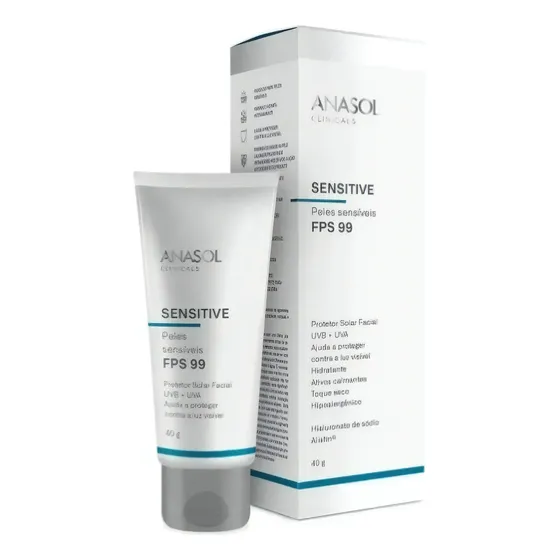 Anasol Clinicals Fps 99 Protetor Solar Facial Pele Sensíveis