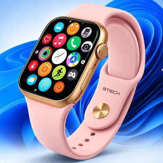 Smartwatch S10 Série 10 Relógio Digital Masculino Feminino Resistente A Agua Caixa dourado Com 1 Pulseiras Smartwatch Completo Compatível Android E Ios Monitor Atividades 3 Tech Liso Dourado