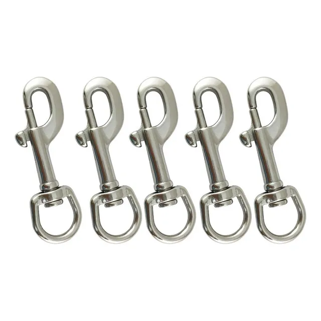 5 Perno Giratorio Acero Inoxidable Clip Grado Marino 3
