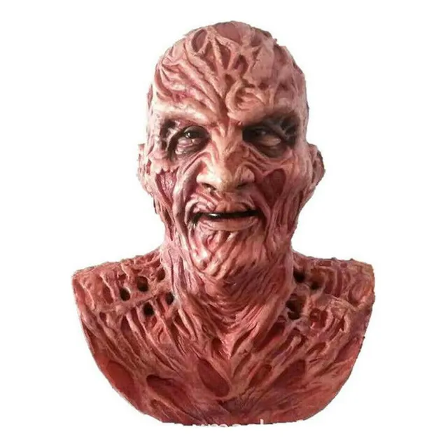 N Máscara De Cosplay De Freddy Krueger Látex Realista Terror