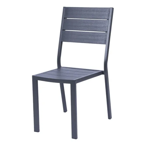 Silla Terraza Polywood Impermeable Gris Northwest Color Gris Oscuro