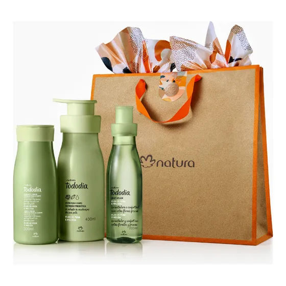 Set Natura Tododia Flor de Pera y Melissa (3 ítems) Fragancia Pera y Melissa