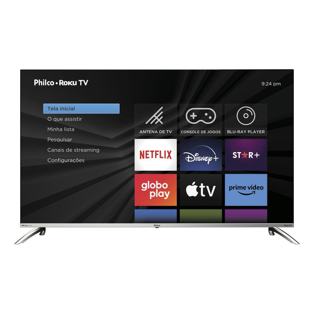Smart Tv 50'' Philco Ptv50g7pr2csb 4k Roku Tv Led Dolby Audio Preta Smart Tv 50'' Philco Ptv50g7pr2csb 4k Roku Tv Led Dolby Audio Preta