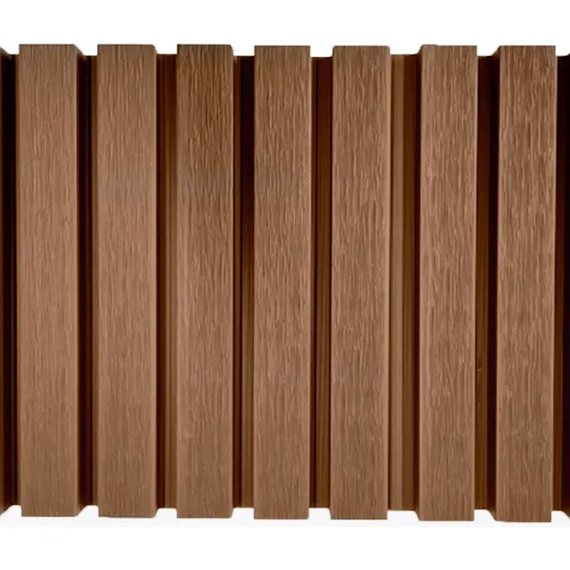 Wall Panel Color Teak Lámina De 2.90x12cm Aglomerado Madera