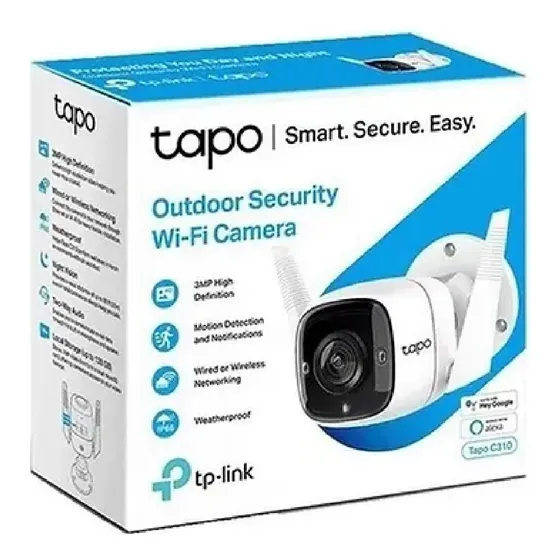 Cámara Seguridad Tp-link Tapo C310 Exterior 2k Alexa Google
