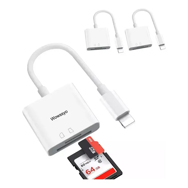 Adaptador Micro Sd Tf Lector De Tarjetas Para iPhone / iPad